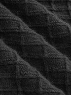 Strapless Belted Grid Mini Knit Dress