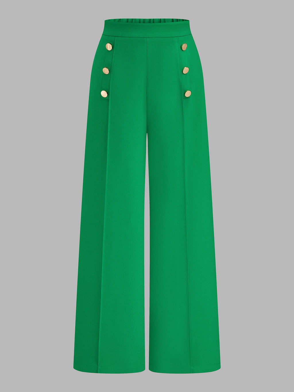 Striped Halter Top & Metal Detail Pants Set