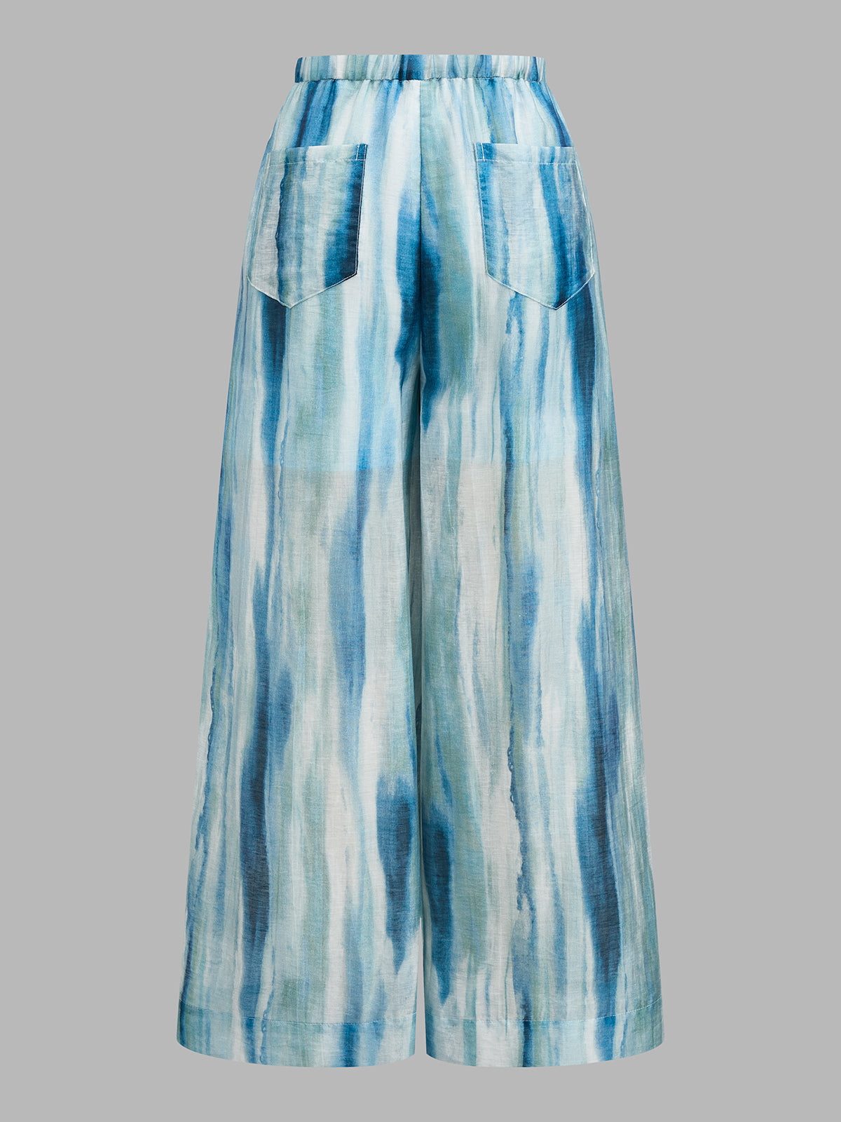 Asymmetrical Tube Top & Tie Dye Pants Set