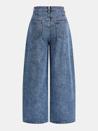 High Waist Barrel Leg Jeans