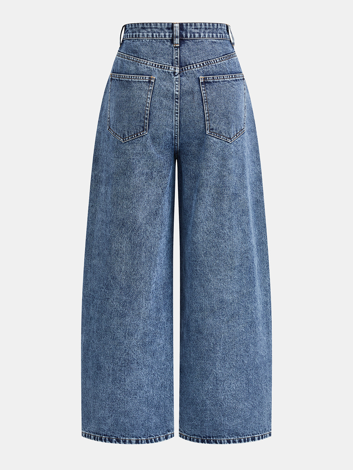 High Waist Barrel Leg Jeans