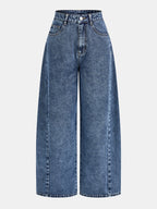 High Waist Barrel Leg Jeans