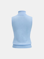 Turtleneck Sleeveless Knit Top