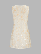Sequin Sleeveless Bodycon Mini Dress