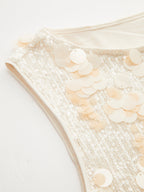 Sequin Sleeveless Bodycon Mini Dress